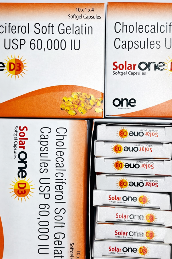 Solar One D3 Softgel Capsules
